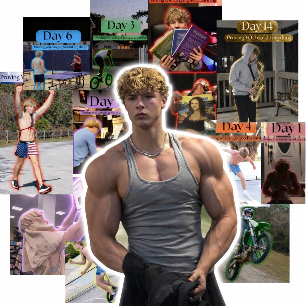 Luke and his 'Proving YOU can get good at anything' content series